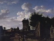 Jan van der Heyden Imagine in the cities and towns the Arc de Triomphe France oil painting artist